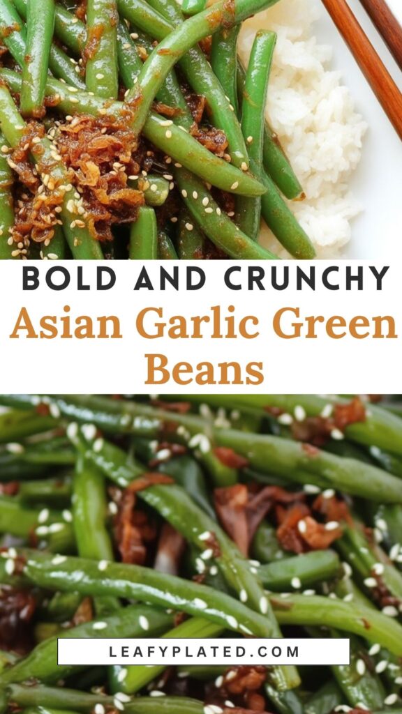Asian Garlic Green Beans
