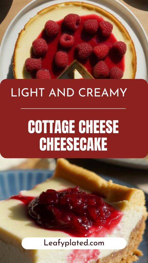 Cottage Cheese Cheesecake