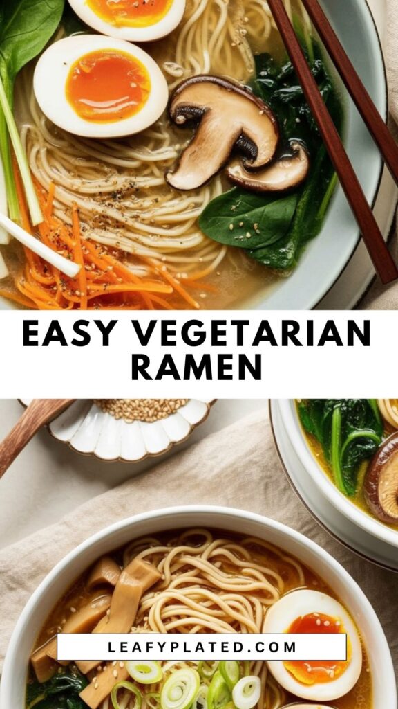 Easy Vegetarian Ramen