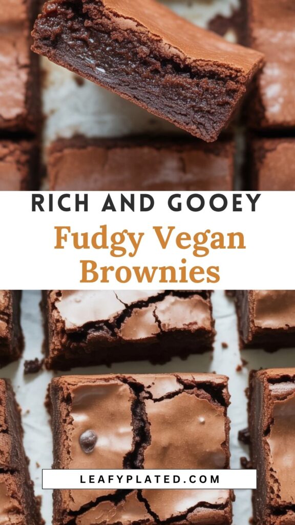 Fudgy Vegan Brownies