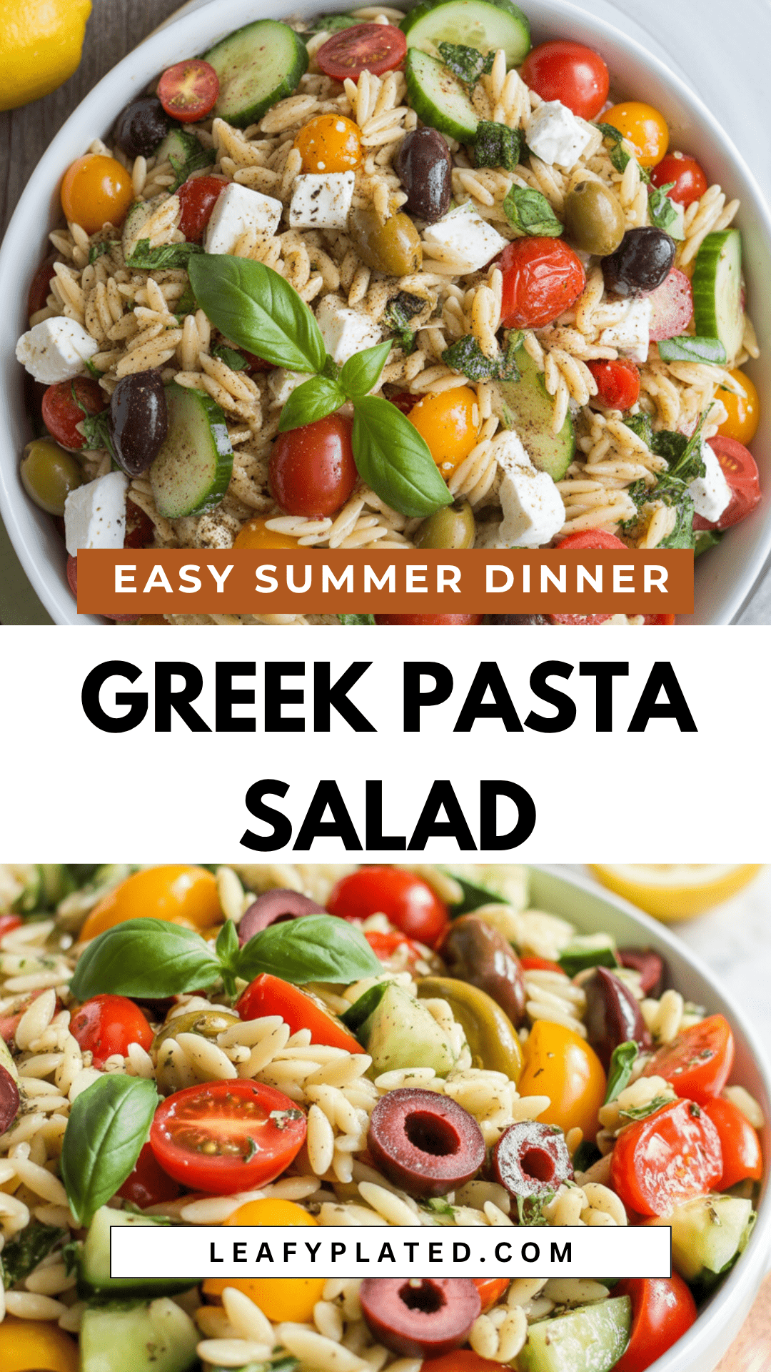 Greek Pasta Salad Greek Pasta Salad