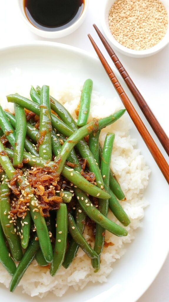 Asian Garlic Green Beans