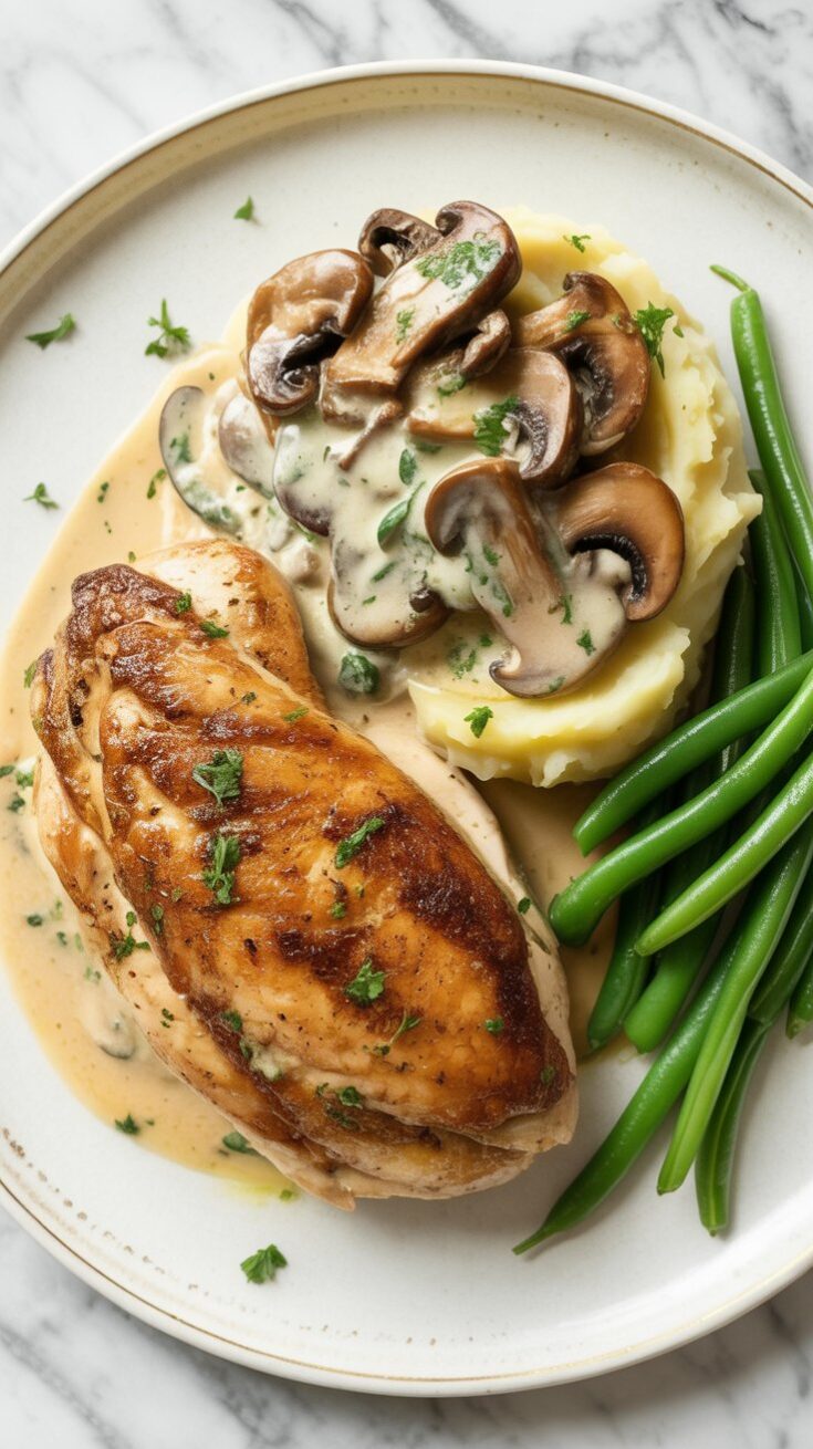 Creamy Mushroom Chicken