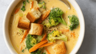 easy Broccoli Cheddar Soup
