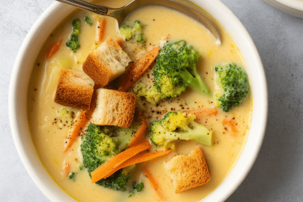 easy Broccoli Cheddar Soup easy Broccoli Cheddar Soup