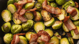 easy Brussels Sprouts and Bacon