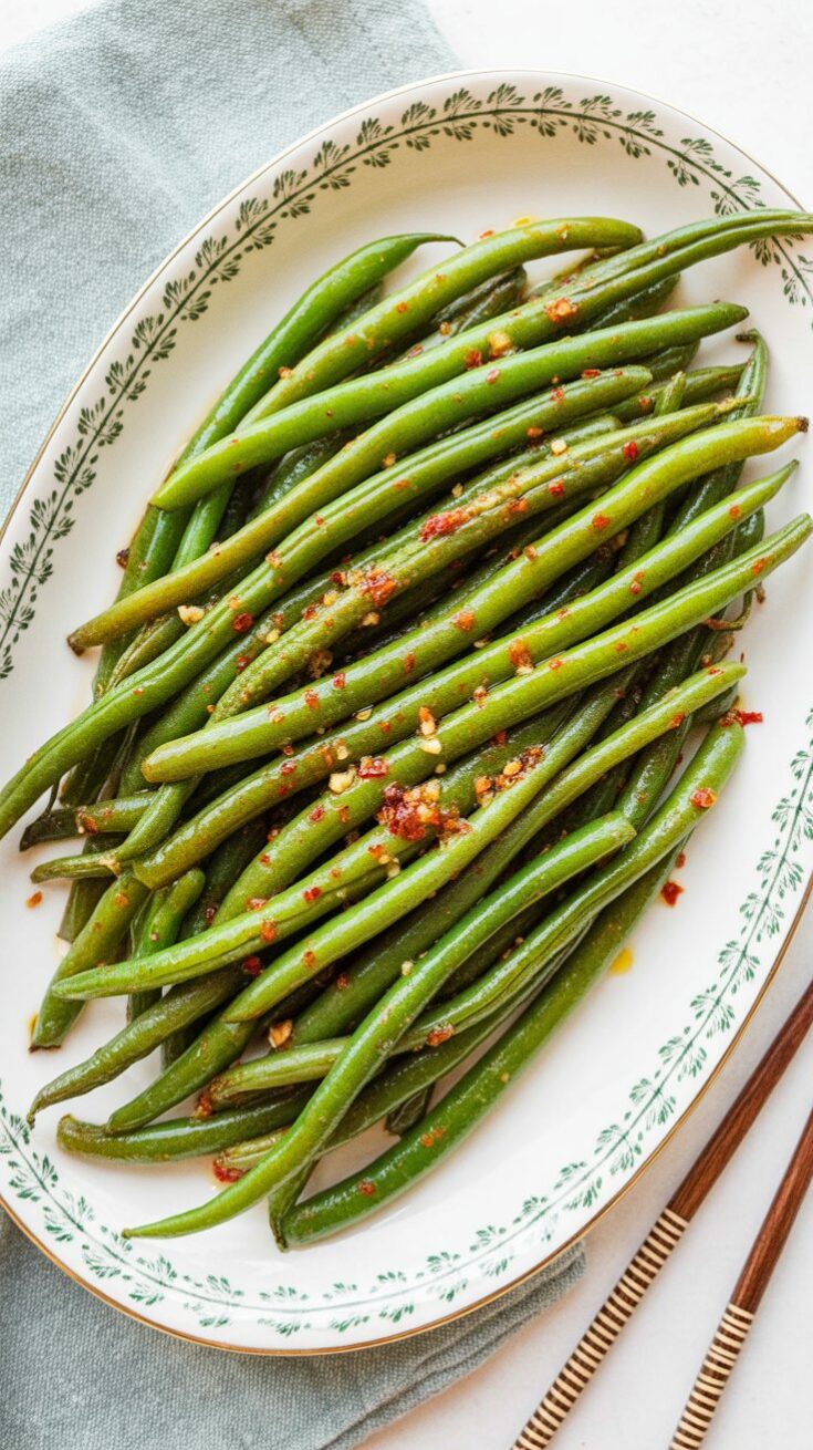 Chinese Garlic Green Beans