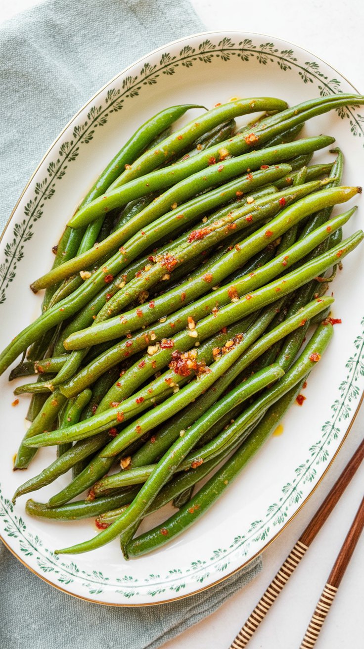 Chinese Garlic Green Beans