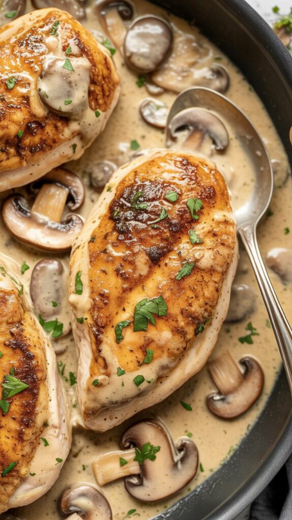 Creamy Mushroom Chicken
