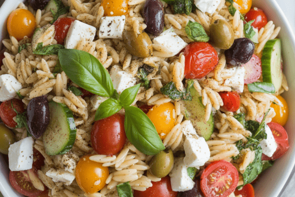 easy Greek Pasta Salad easy Greek Pasta Salad