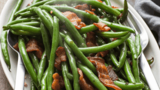 easy Green Beans with Bacon