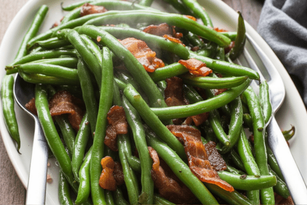 easy Green Beans with Bacon