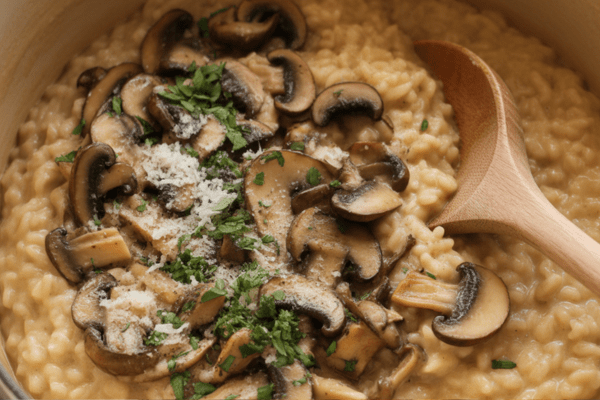 easy Mushroom Risotto easy Mushroom Risotto