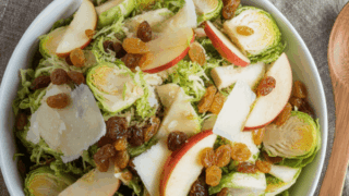 easy Shaved Brussels Sprouts Salad