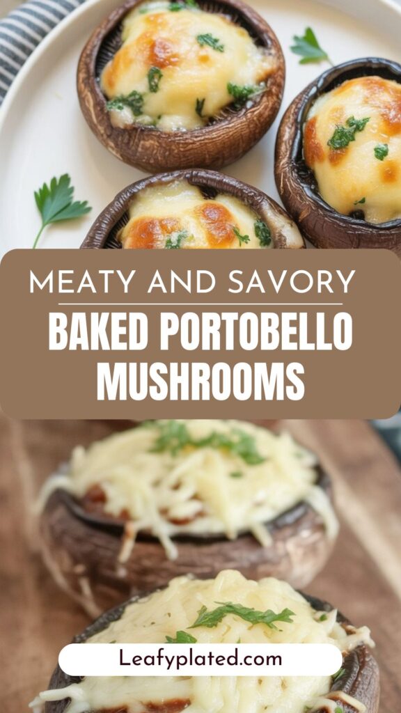 Baked portobello mushrooms Baked portobello mushrooms