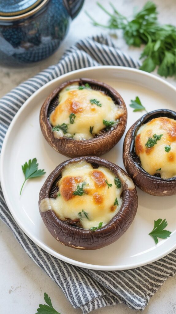 Baked portobello mushrooms Easy Baked portobello mushrooms Easy
