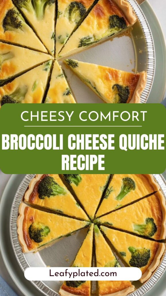 Broccoli Cheese Quiche