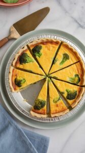 Broccoli Cheese Quiche easy