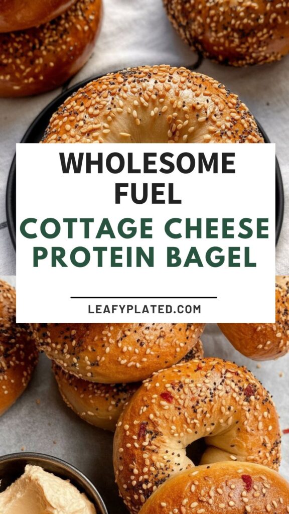 Cottage Cheese Protein Bagel