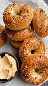 Cottage Cheese Protein Bagel easy
