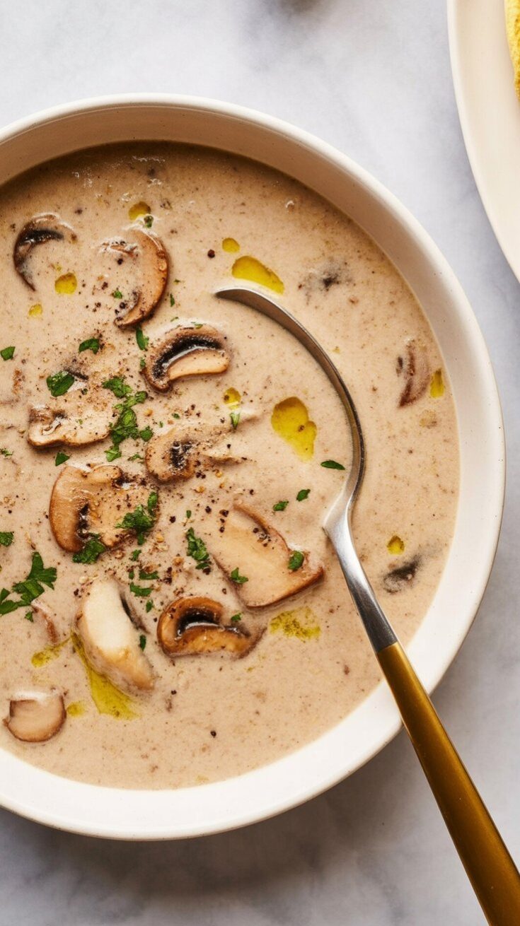Creamy Mushroom Soup easy