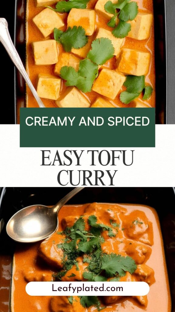 Easy Tofu Curry
