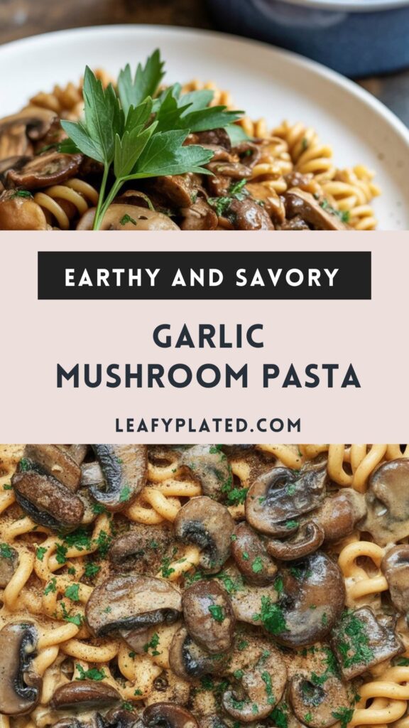 Garlic Mushroom Pasta