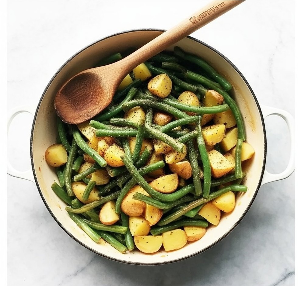 Green Beans and Potatoes easy
