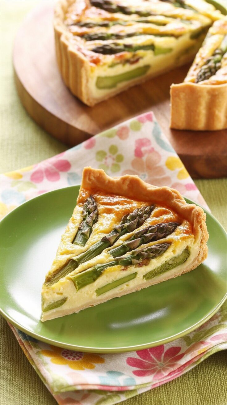 Healthy Asparagus Quiche easy