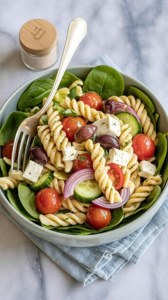 Mediterranean Pasta Salad easy