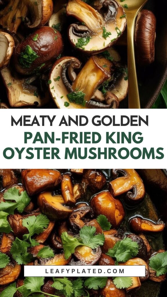 Pan-Fried King Oyster Mushrooms