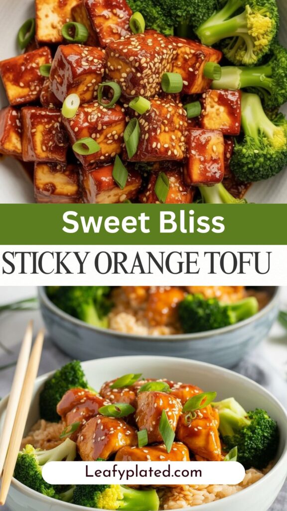 Sticky Orange Tofu