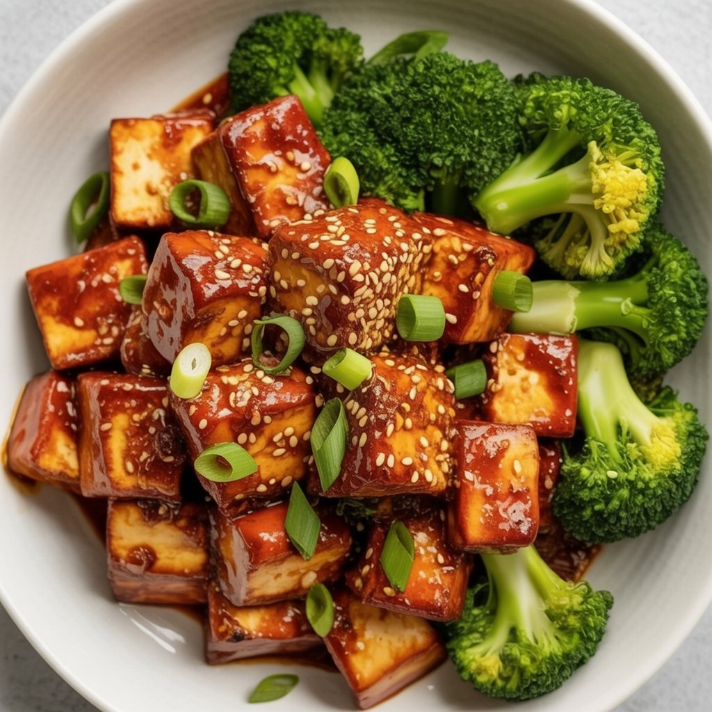 Sticky Orange Tofu best