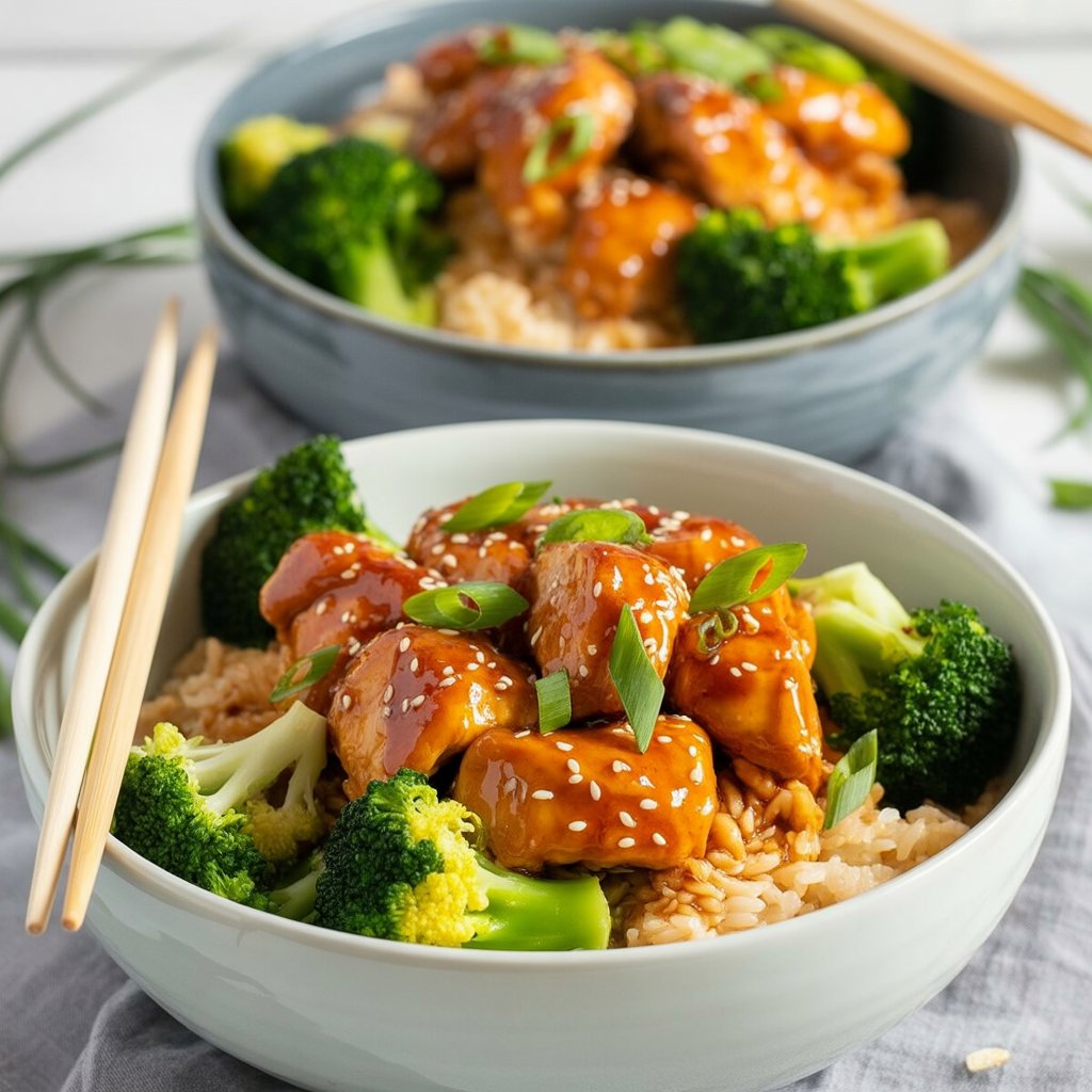 Sticky Orange Tofu easy