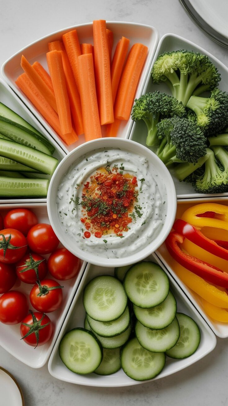 Garlic Herb Cottage Cheese Dip